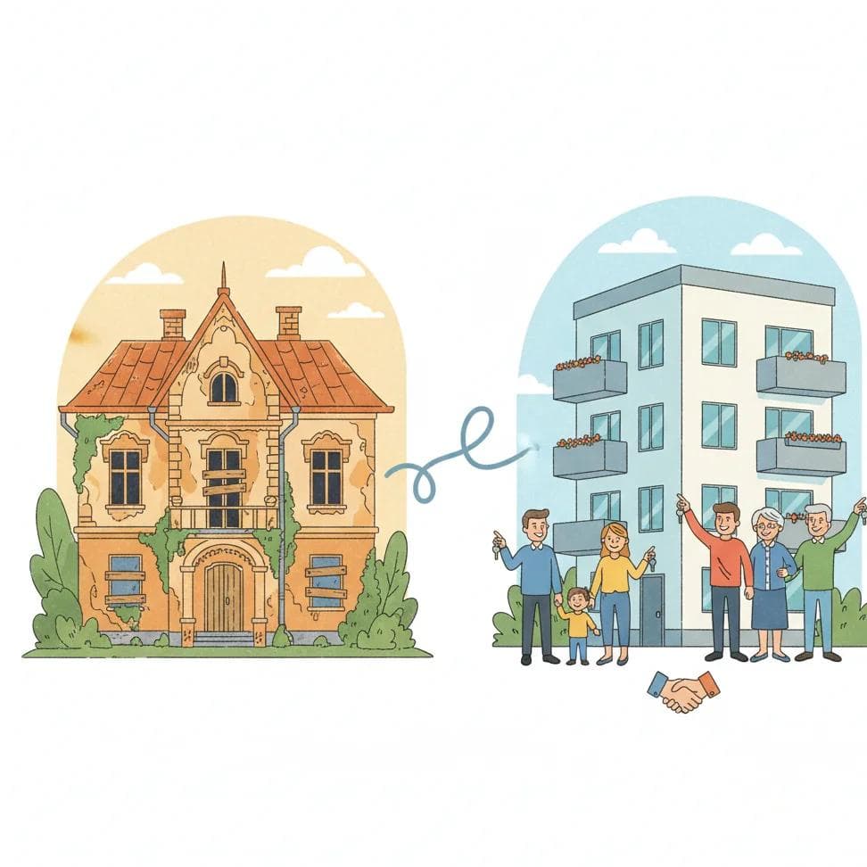 Förfallna lyxfastigheter globalt – stabila hyresalternativ i Halmstad